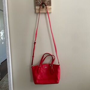 Red Coach Crossbody Bag